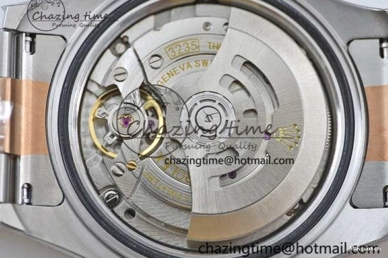 EWF SS Dial RG Yacht-Master Brown RG Bracelet 1:1 Edition Best on 126621 SS A3235 0409